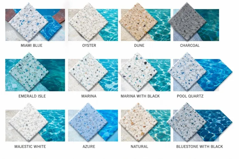 Pool Finishes and Water Colors